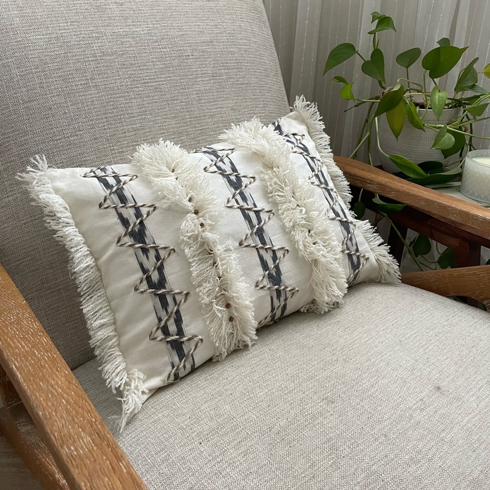 12x20 Boho Lumbar Pillow - New